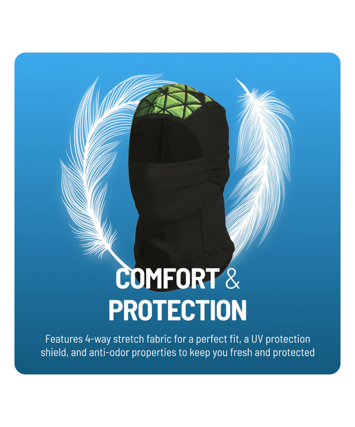 98 Fahren Glacier Coolflow Balaclava - Black - 98 Fahren