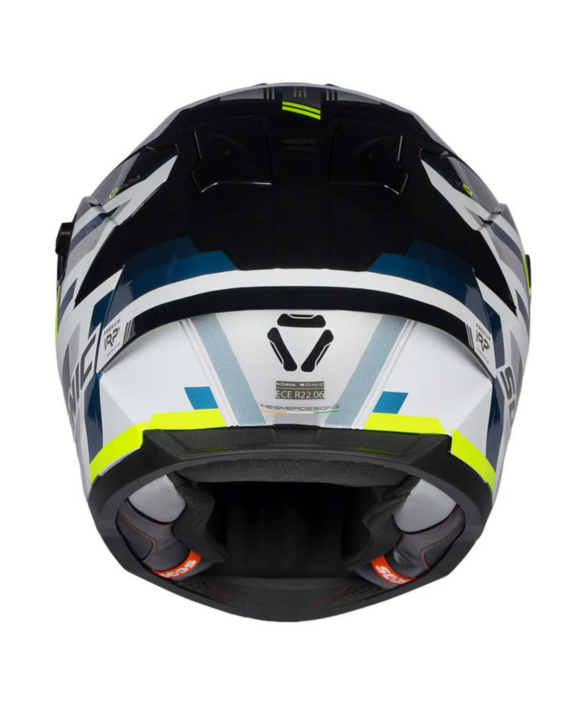 Korda Sonic GP Moze Helmet - Gloss Flourescent Yellow - Korda