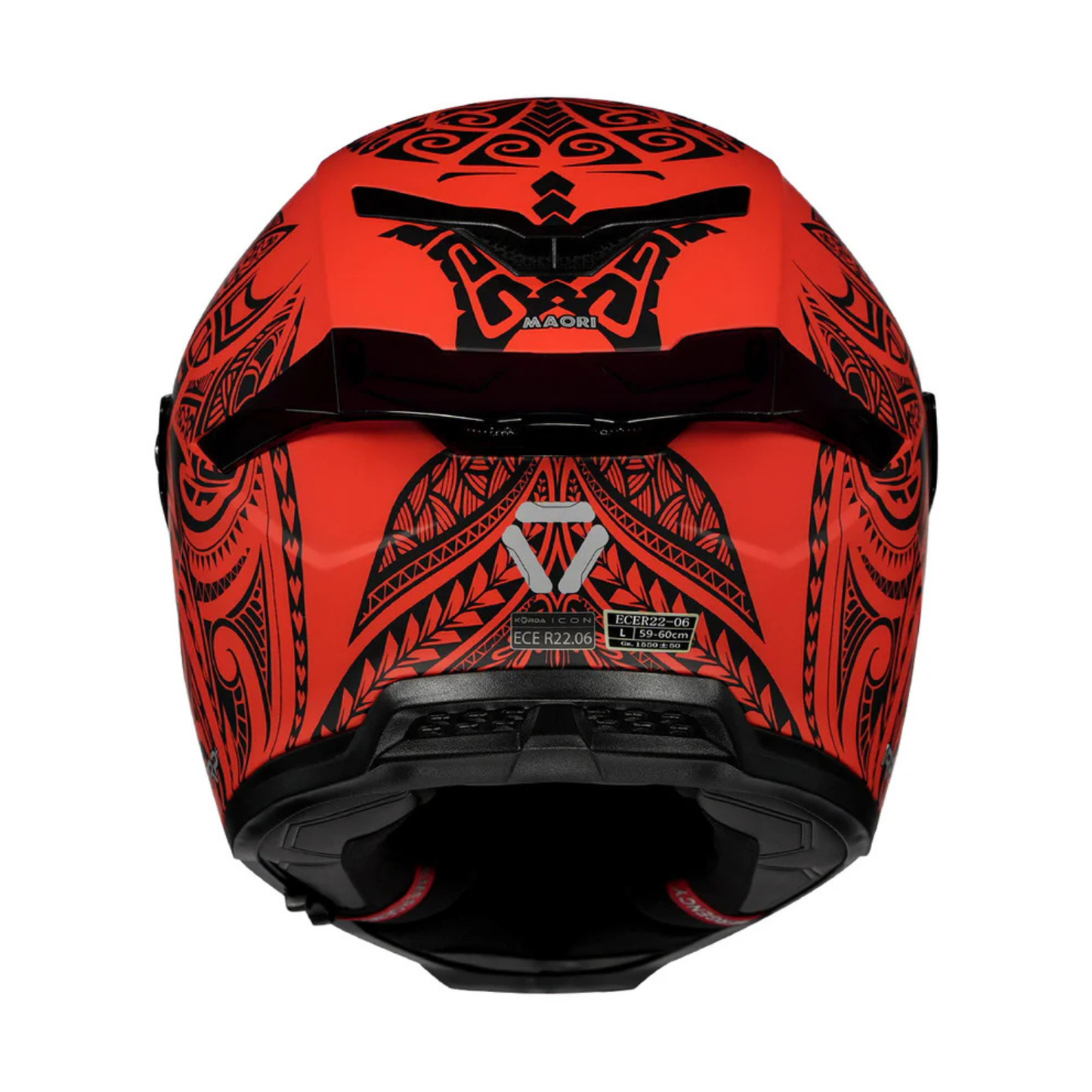 Korda Icon Maori Helmet - Matt Red