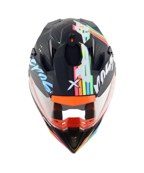 Axor X-cross X2 Dual Visor Helmet - Dull Black Grey