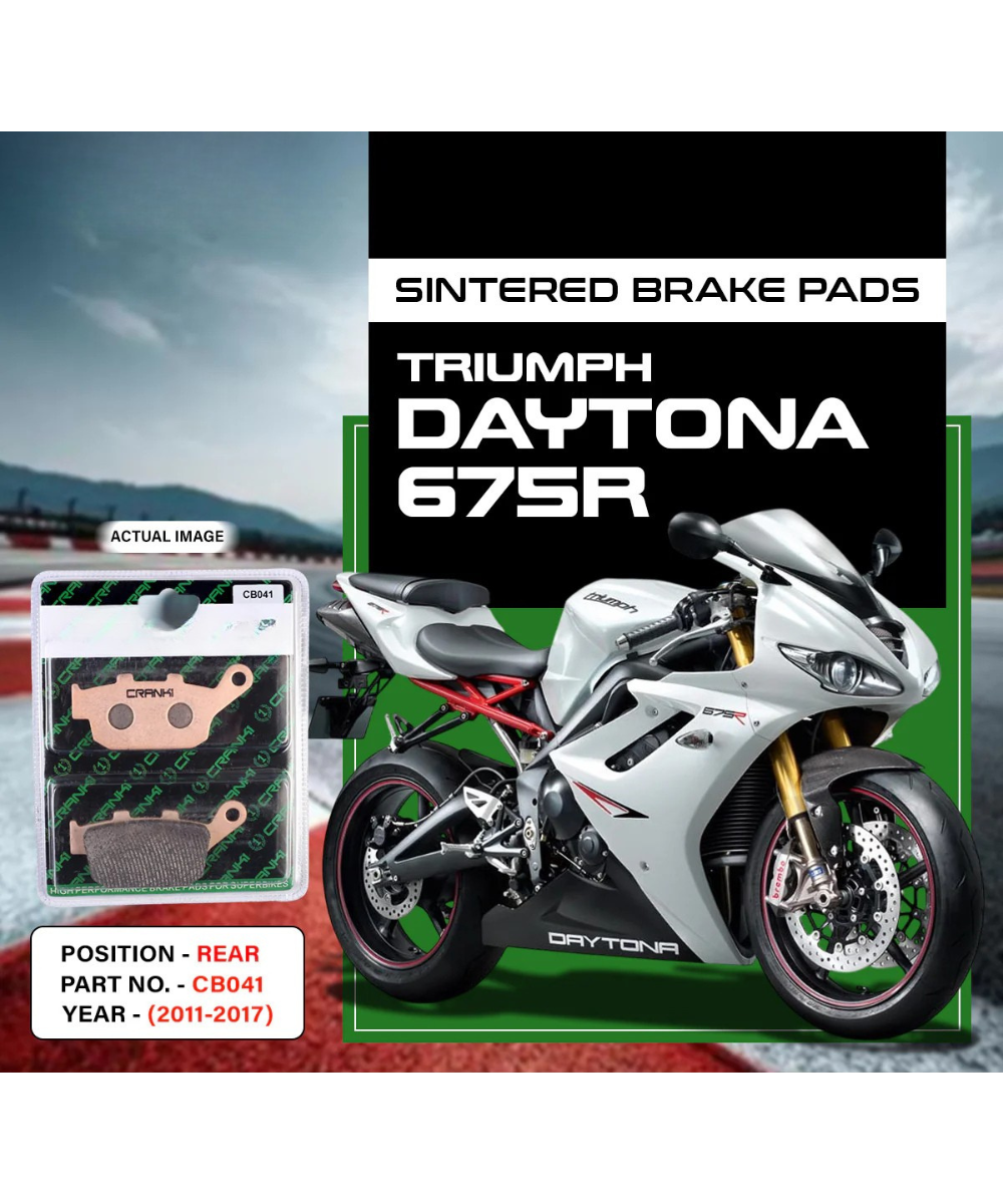 Crank1 Triumph Daytona 675R (2011-2017) Sintered Brake Pads