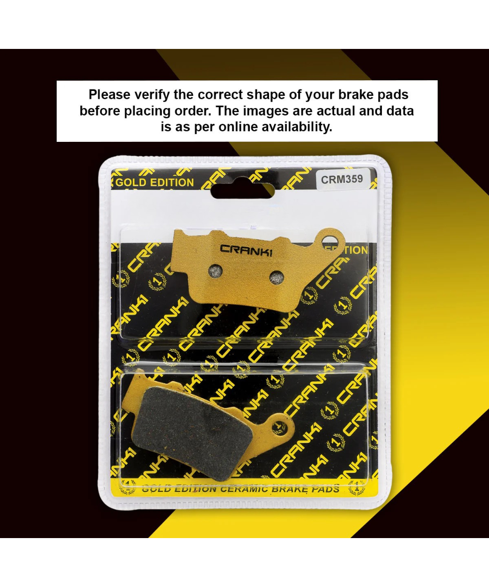Crank1 Suzuki Gixxer 250 Ceramic Brake Pads