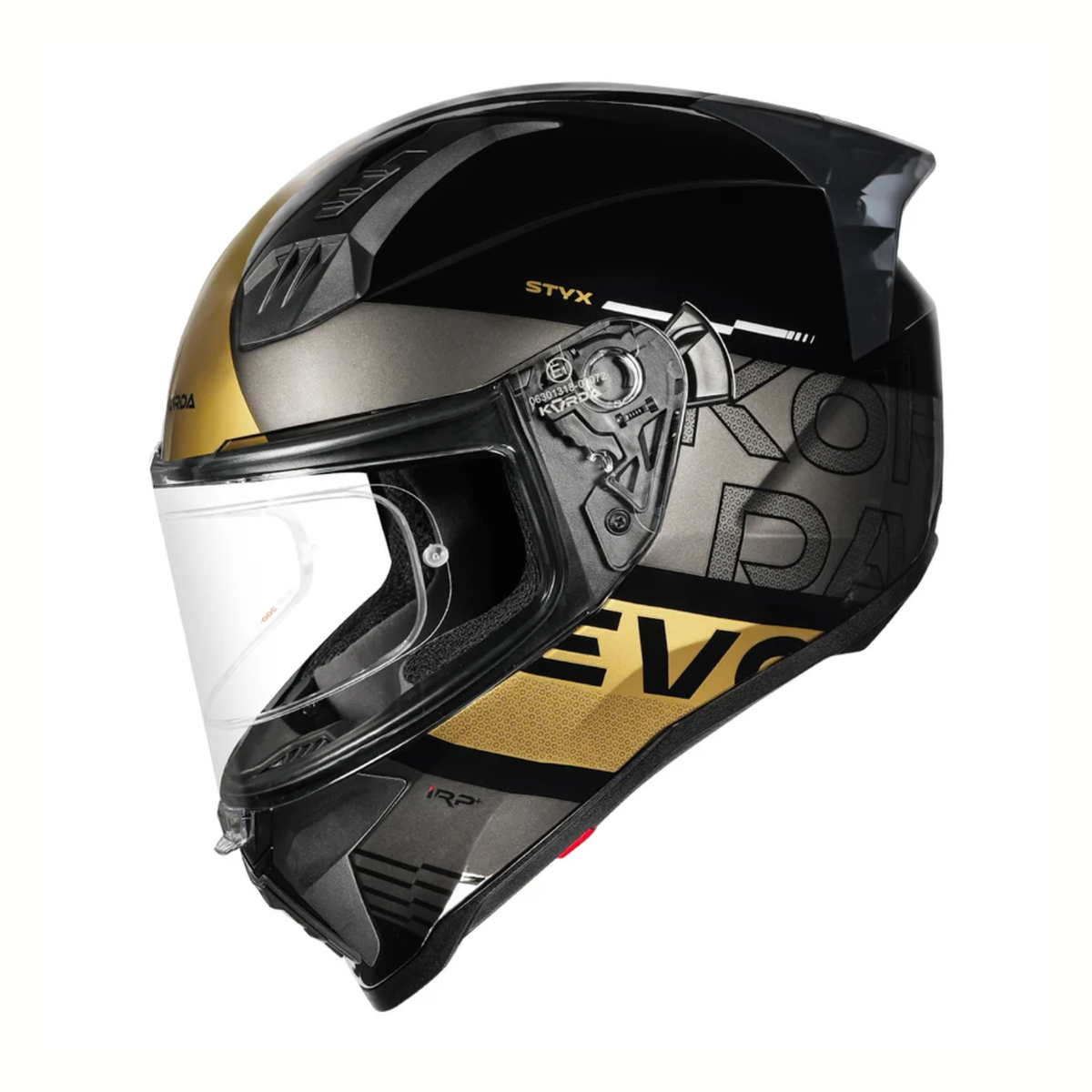 Korda EVO Styx Helmet - Gloss Black Grey Gold