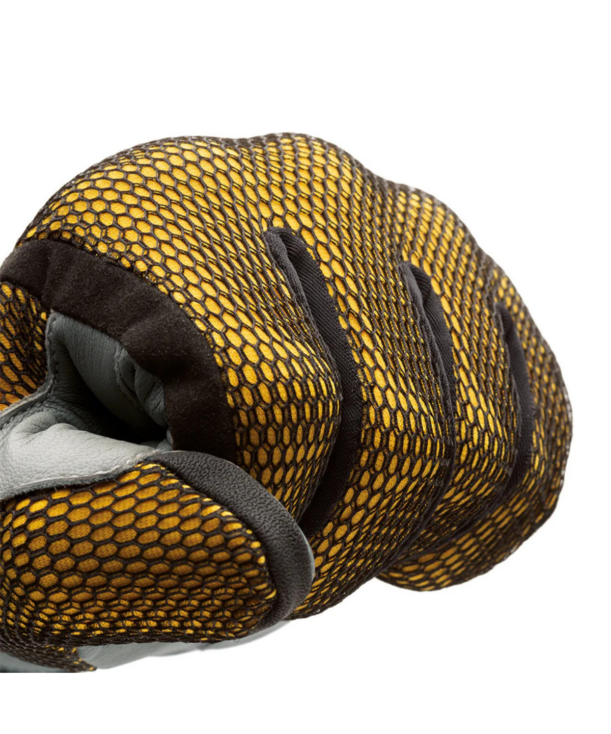 Tucano Urbano Eden Mesh Riding Gloves - Black Yellow - Tucano Urbano