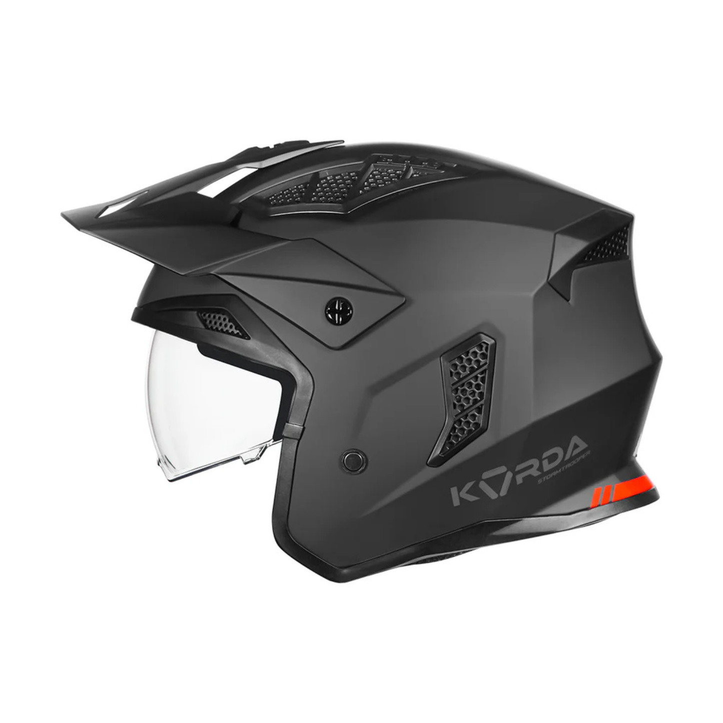 Korda Storm Trooper Solid Helmet - Matt Black