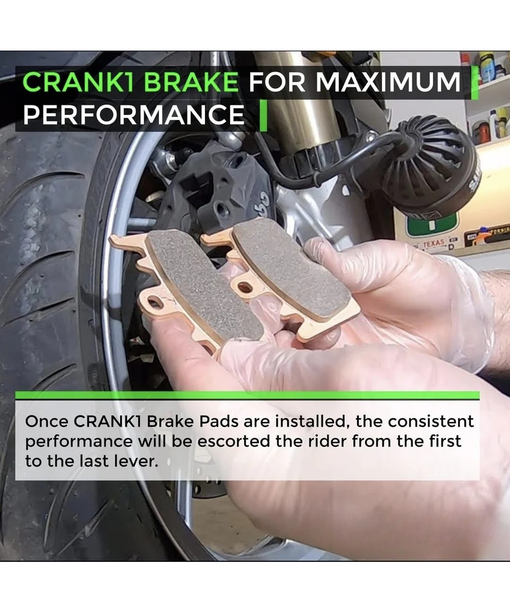 Crank1 Triumph Scrambler 1200 XE (2019 Onwards) Sintered Brake Pads
