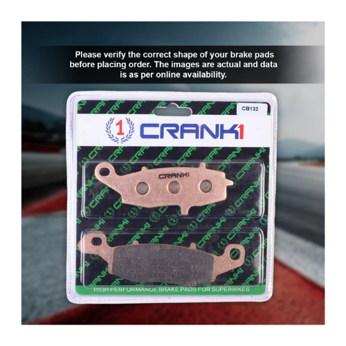Crank1 Sintered Brake Pads for Kawasaki Ninja 650 (2011-2016)