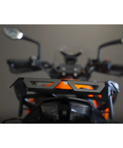 Zana Top Rack With Ms Plate Texture Matt Black V -2 Compatible With Grab Rail KTM ADV 250/390 / 390 X - ZI-8343