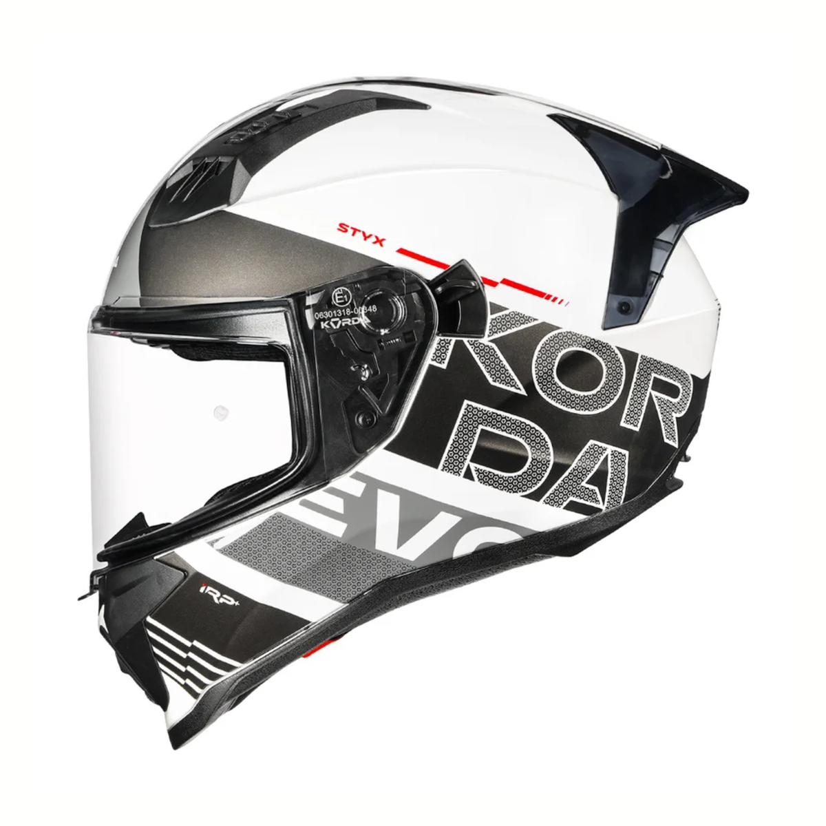 Korda EVO Styx Helmet - Gloss White Grey
