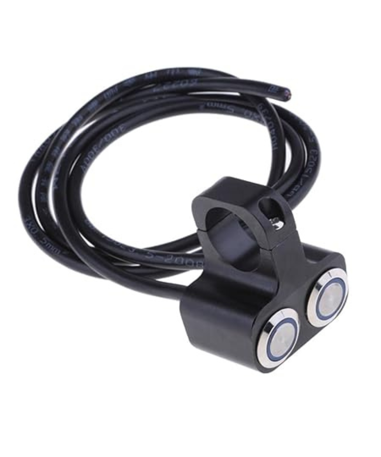 HJG Dual Push Button Control Double Aux Light Switch