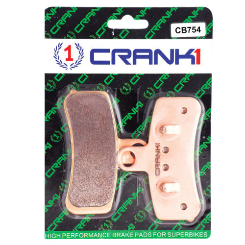 Crank1 Fully Sintered H2 Series Brake Pads for Harley Davidson Heritage Softail Classic