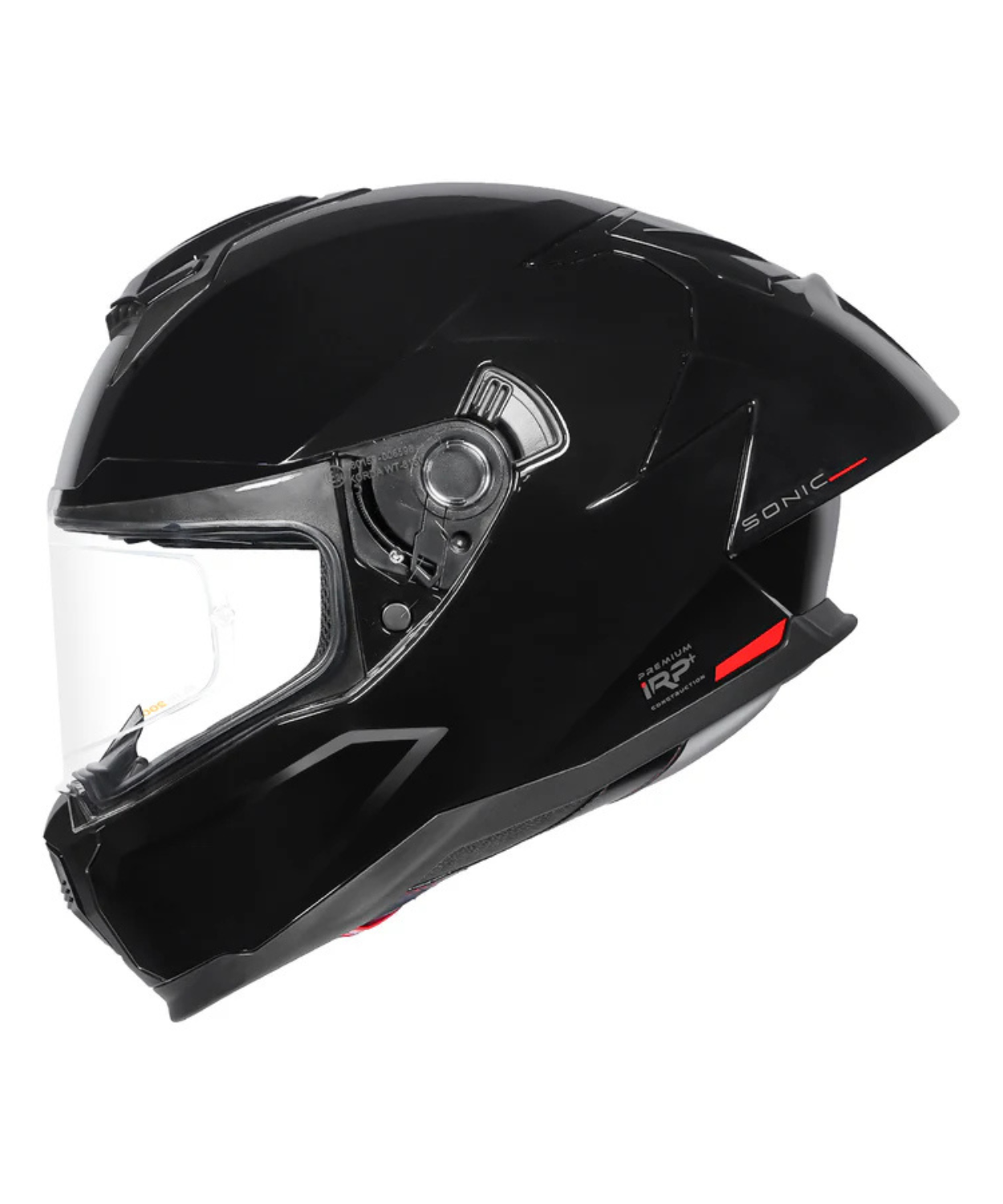 Korda Sonic GP Solid Helmet - Gloss Black