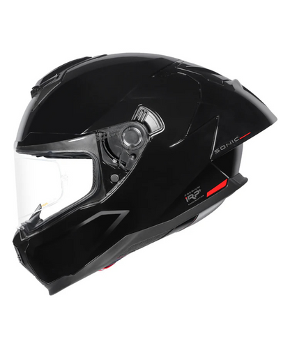 Korda Sonic GP Solid Helmet - Gloss Black