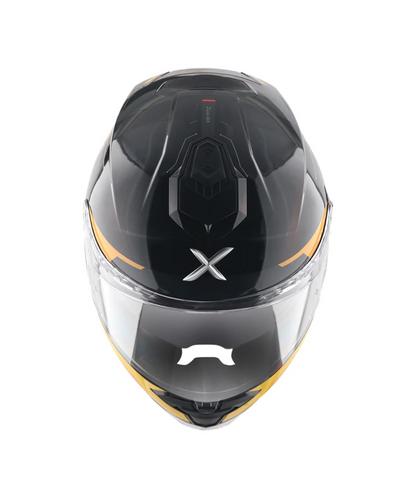 Axor Brutale Kryptic Dual Spoiler Helmet - Black Yellow