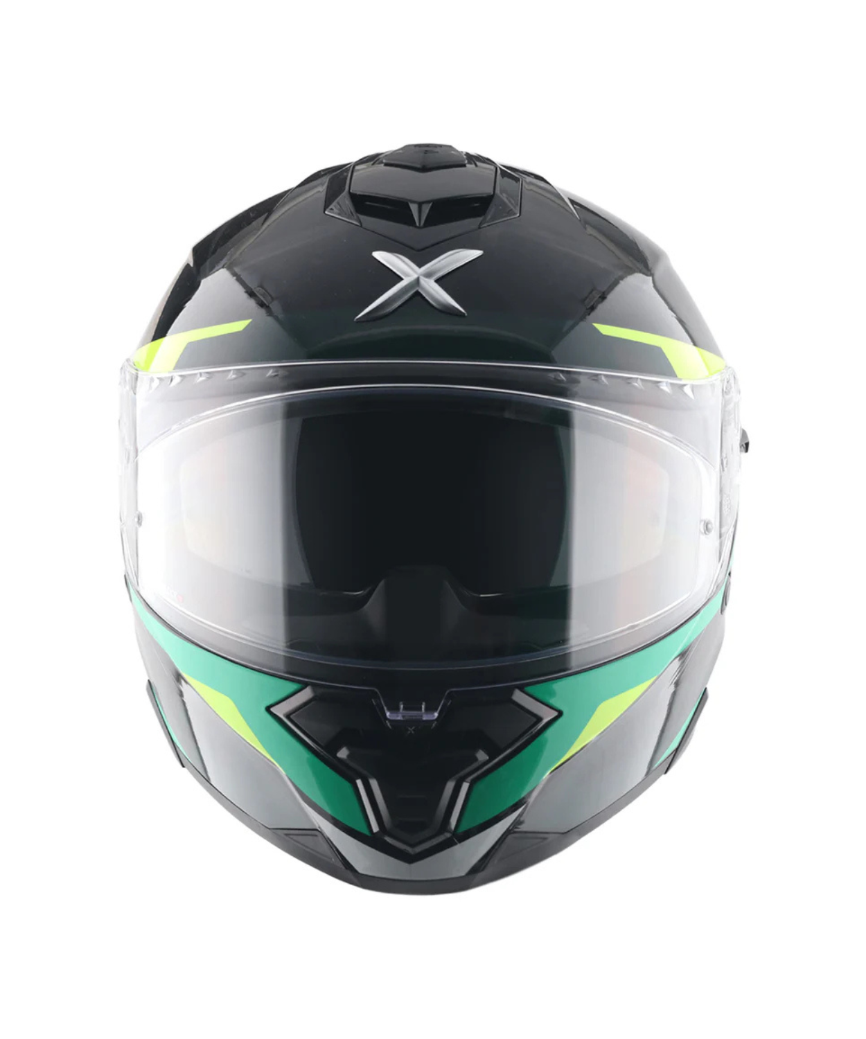 Axor Brutale Kryptic Dual Spoiler Helmet - Black Green