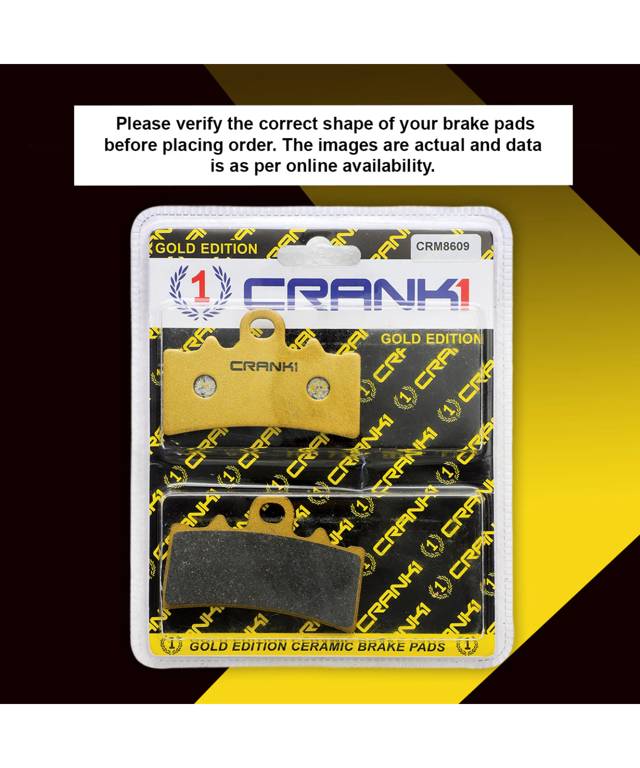 Crank1 BMW G310 GS Ceramic Brake Pads