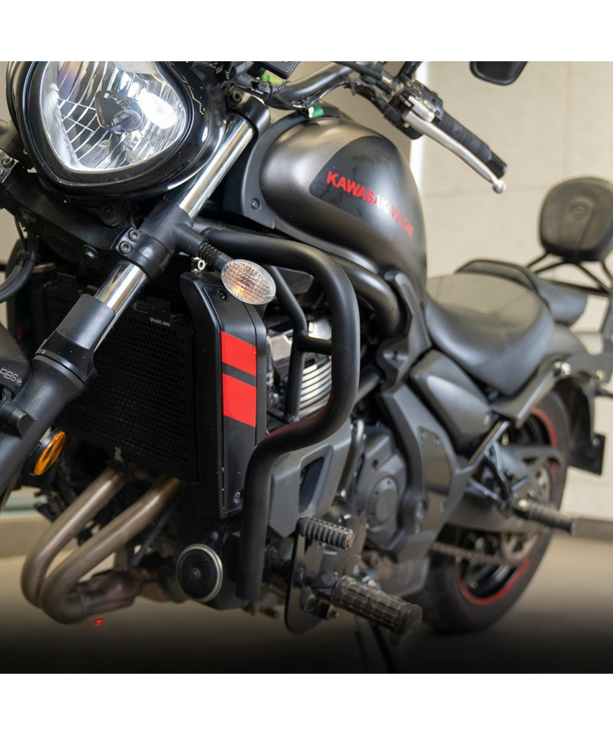 Zana Kawasaki Vulcan 650 Crash Guard - Texture Matt Black - ZI-8309 - Zana