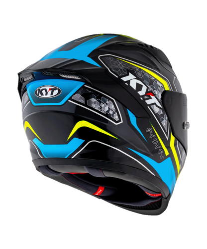 KYT Striker #01 Helmet - Gloss Black Blue