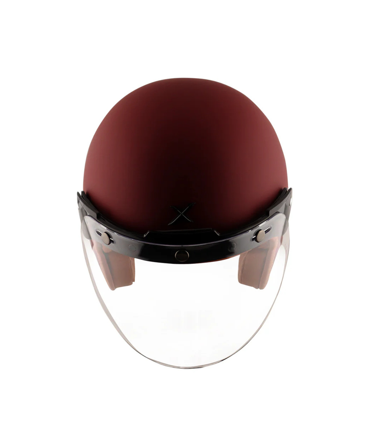 Axor Retro Jet Helmet - Dull Chestnut Red