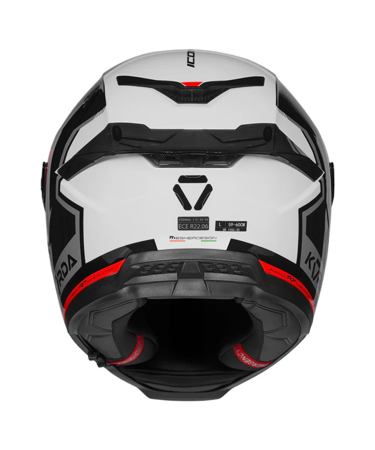 Korda Icon Lemur Helmet - Gloss Red