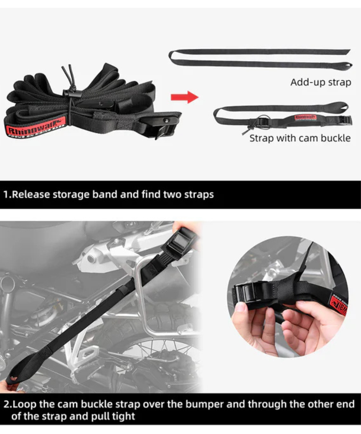 Rhinowalk Luggage Strap 2.5m - MTR005