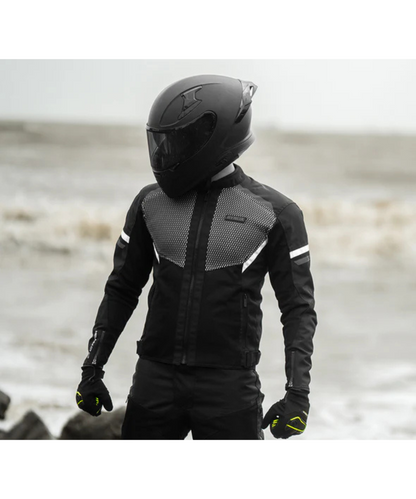 Rynox Helium GT3 Jacket - Black White