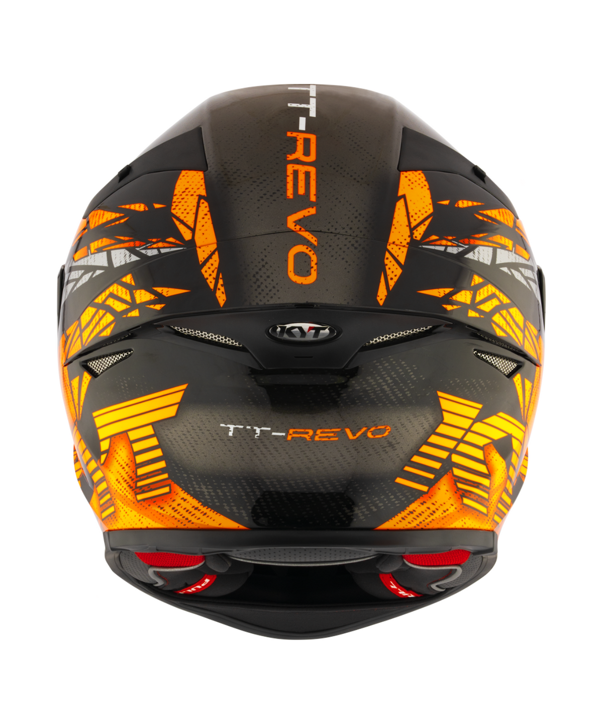 KYT TT-Revo Combustion Helmet - Matt Orange - KYT Helmets