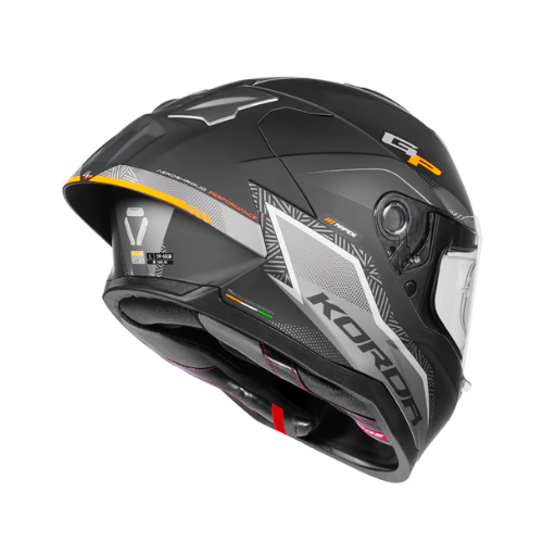 Korda Sonic Rapide Helmet - Matt Black Orange