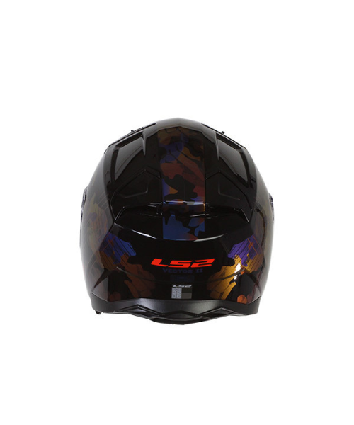 LS2 FF811 Vector II Kamo Helmet - Gloss Black Blue