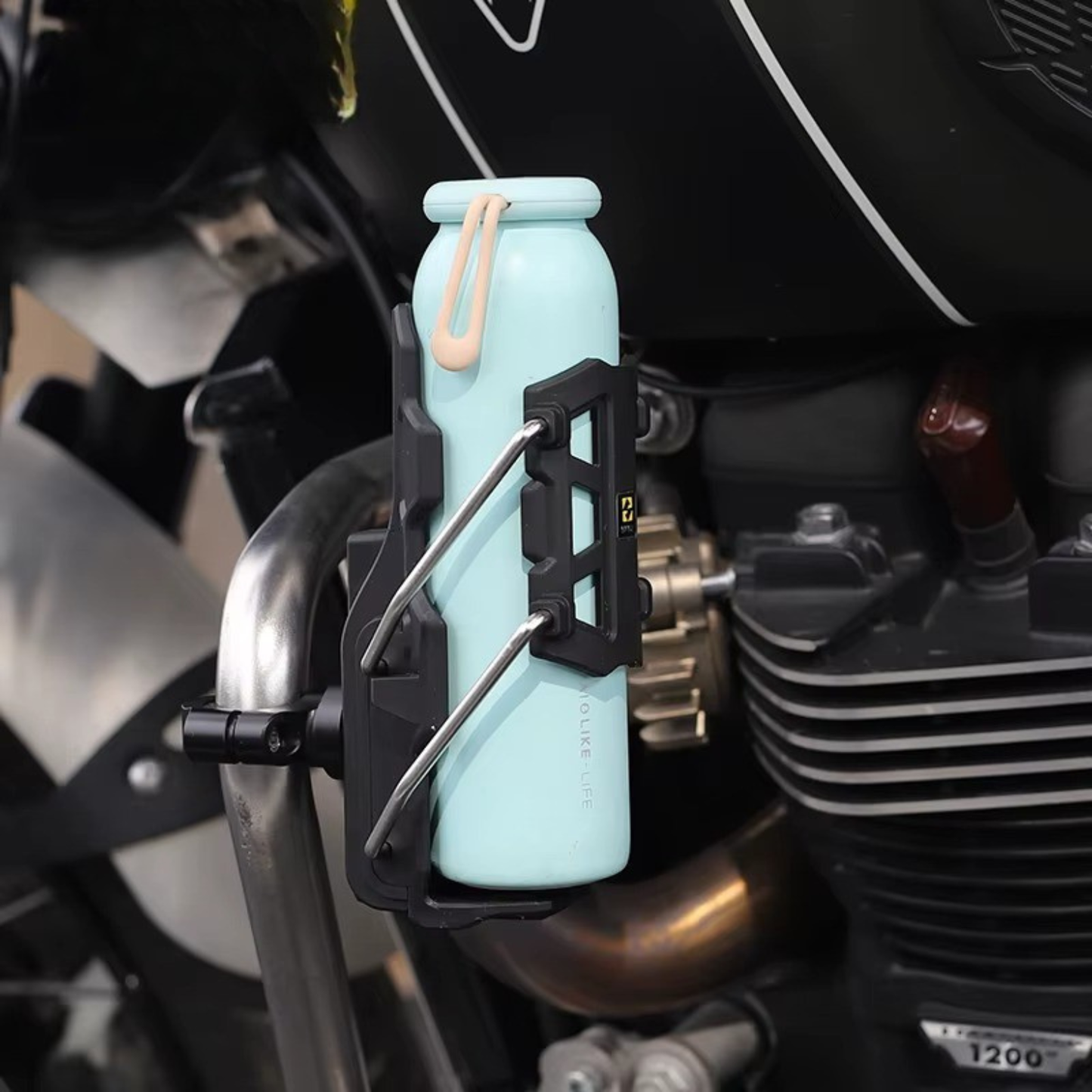 SMNU Universal Adjustable Motorcycle Water Bottle Holder
