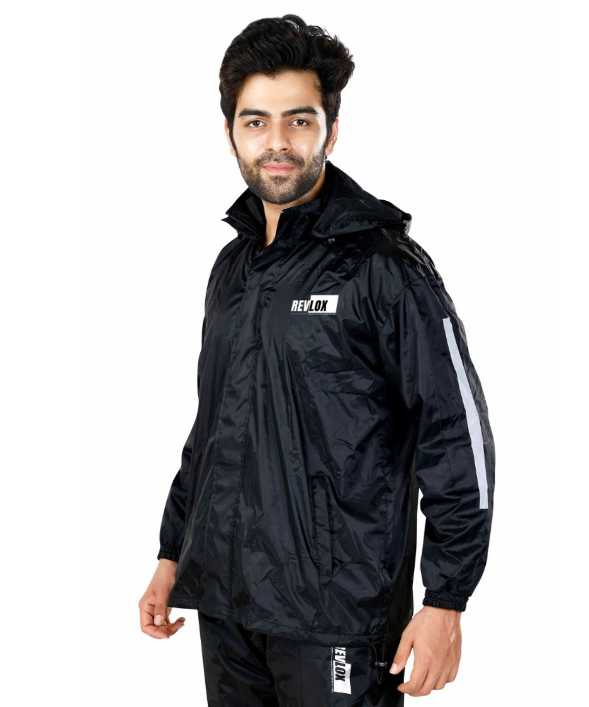 Revlox Rain Jacket - Black - Revlox