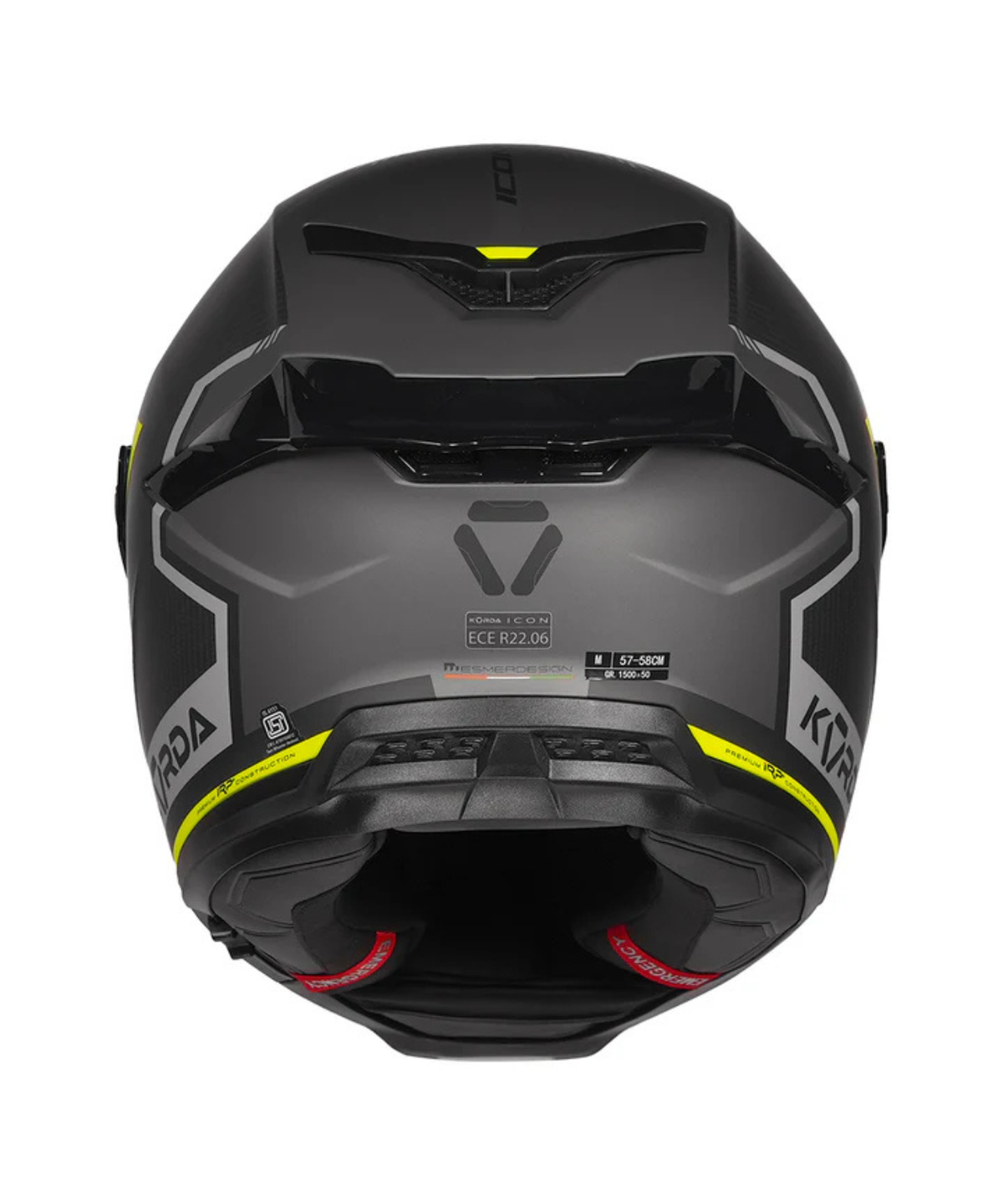 Korda Icon Lemur Helmet - Matt Fluorescent Yellow - Korda