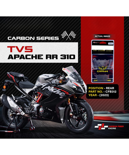 Crank1 Carbon Brake Pads for TVS Apache RR310 (2023)