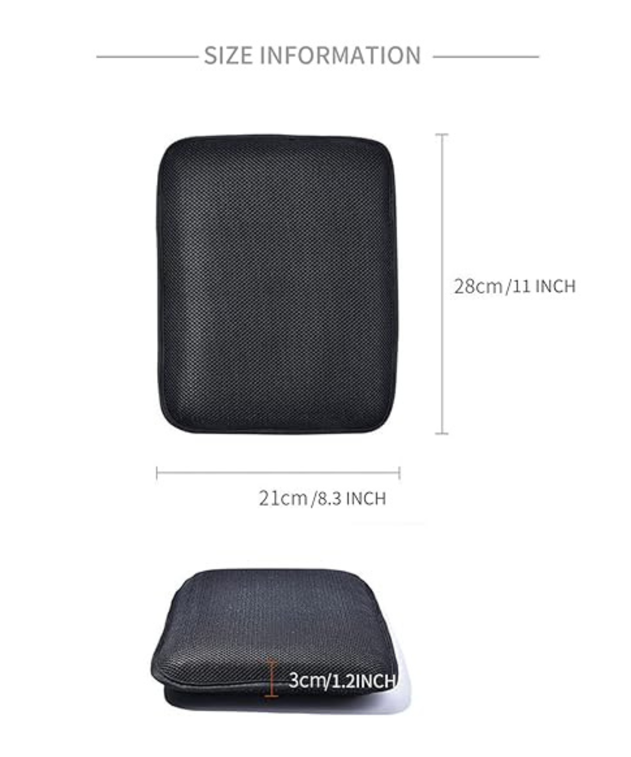 Moto Arch Breathable Honeycomb Seat Cushion for Pillion