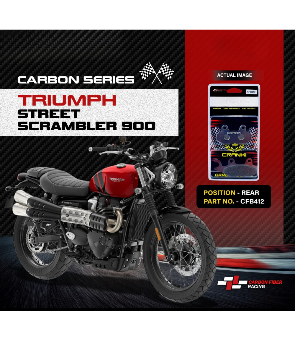 Crank1 Triumph Scrambler 900 Carbon Brake Pads