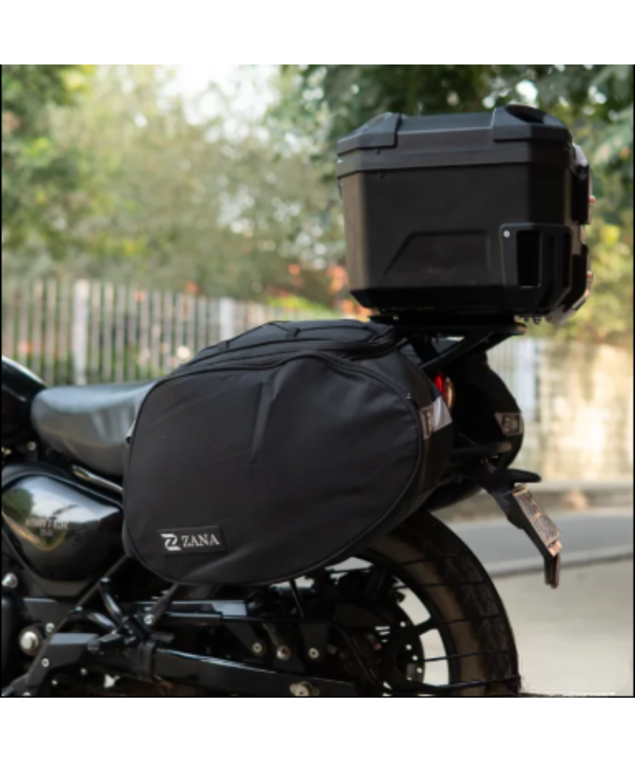 Zana Drake Saddle Stay for Royal Enfield Hunter 350 - Black - ZI-8569