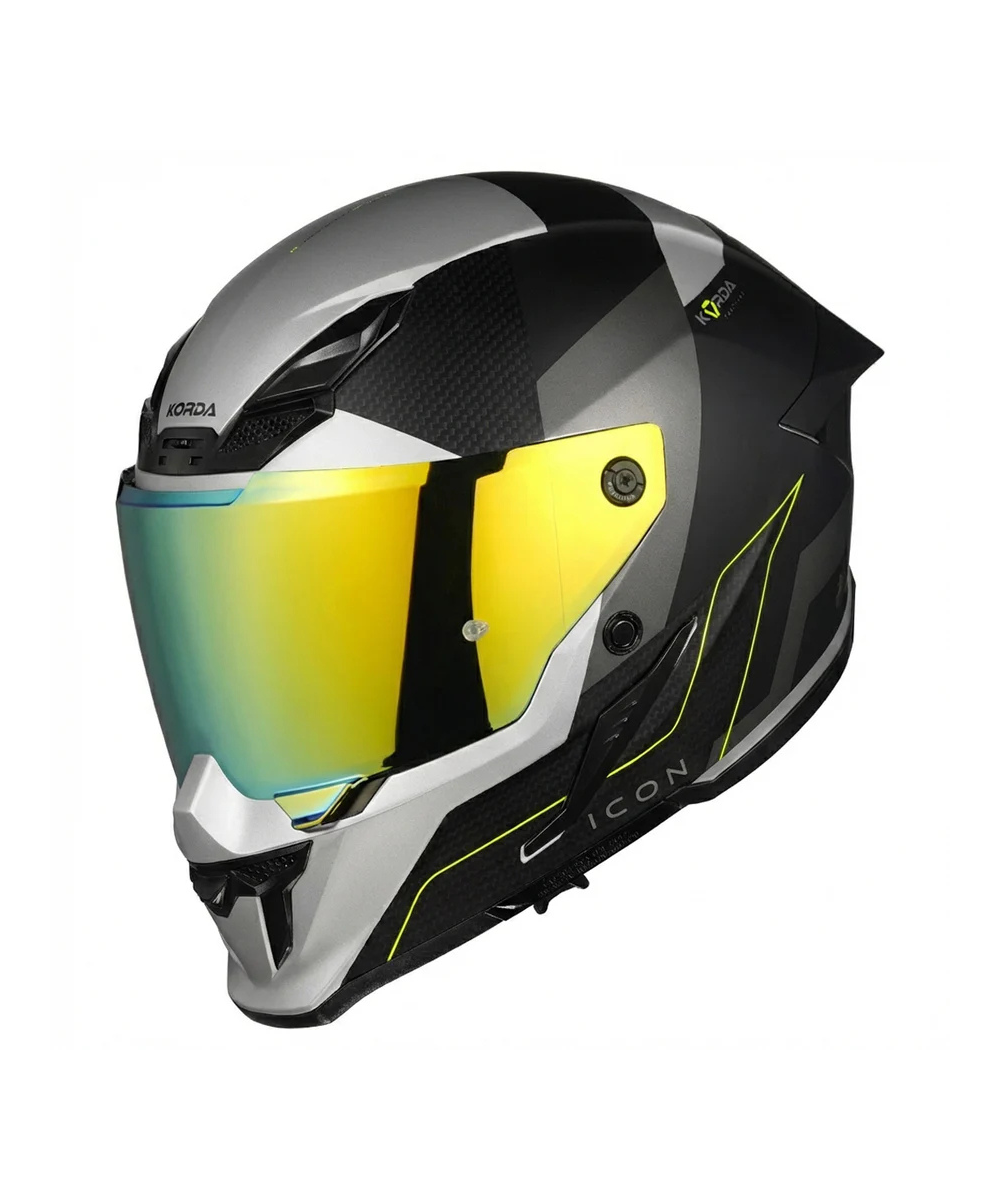 Korda Icon NYX Helmet - Matt Grey Black
