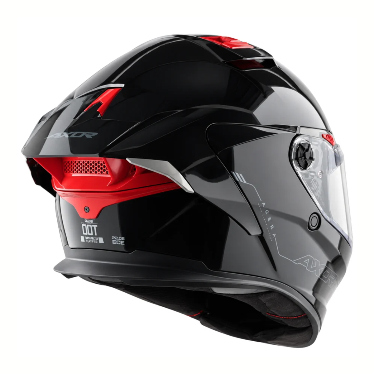 Axor Agera Solid Helmet - Gloss Black