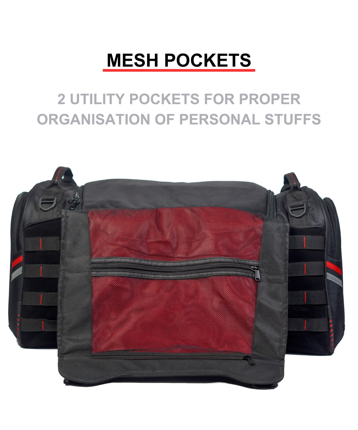 Bison ProGear Camper 50L Tail Bag - Black