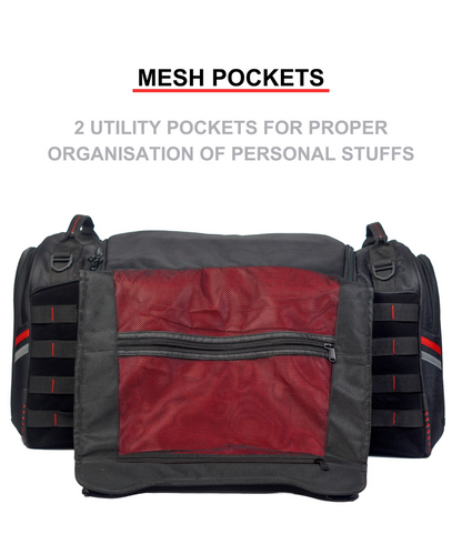 Bison ProGear Camper 50L Tail Bag - Black