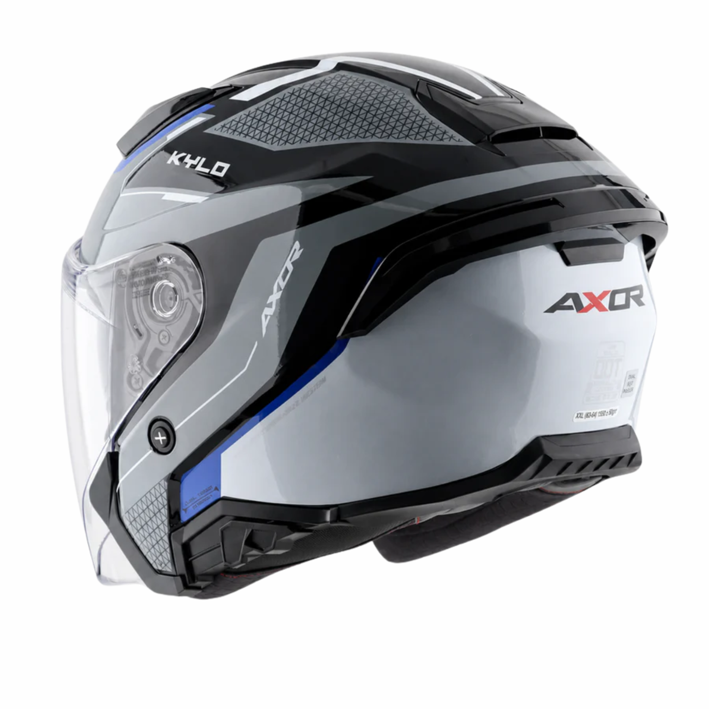 Axor Kylo Bliss Helmet - Gloss Grey Blue