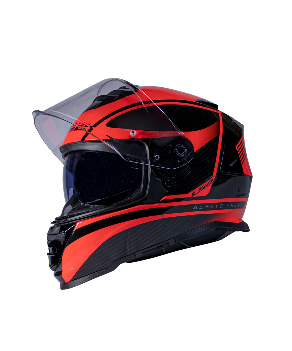 LS2 FF800 Storm II Dodger Helmet - Black Hi-Viz Orange - LS2