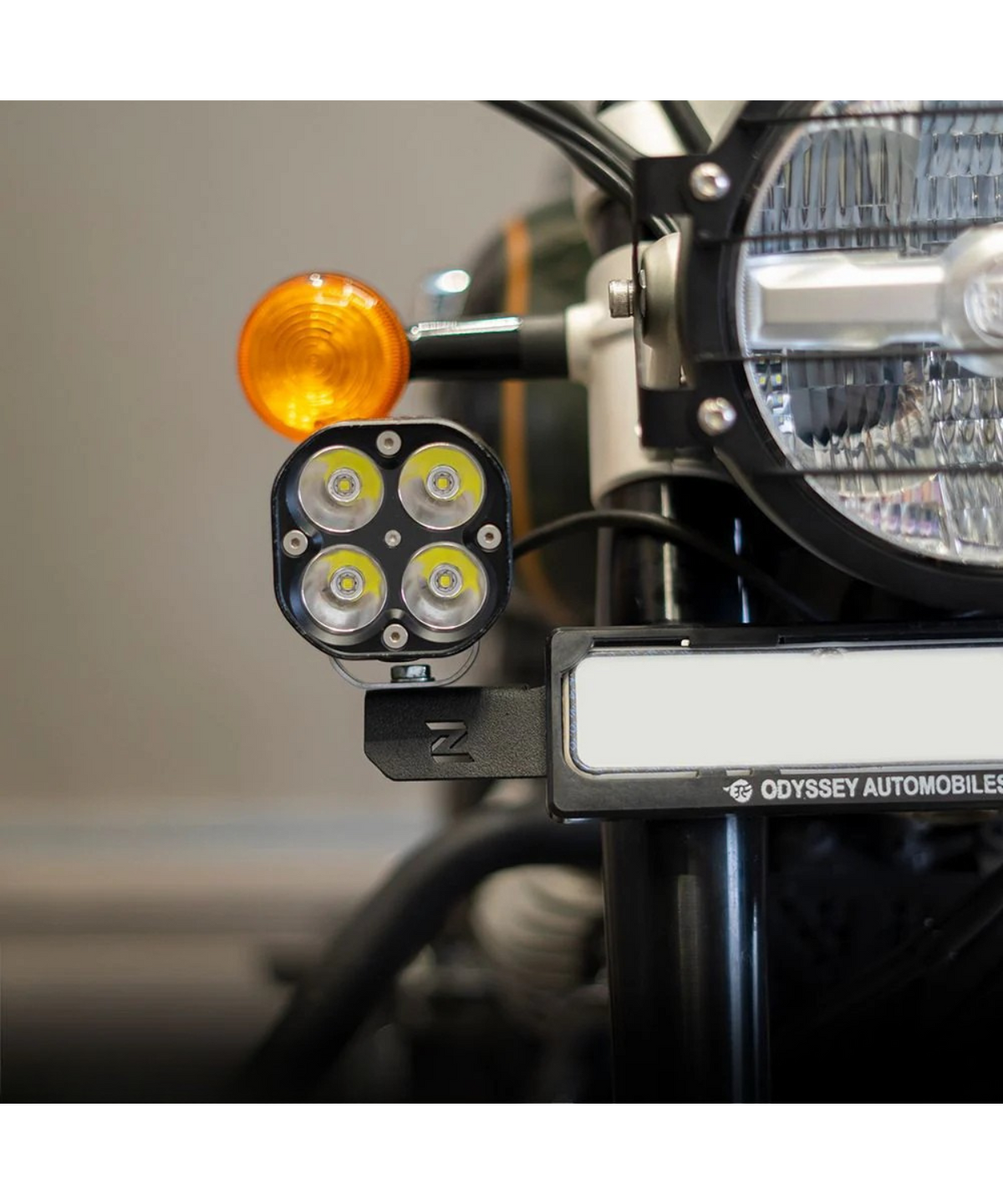 Zana Royal Enfield Super Meteor 650 / Shotgun650 Aluminum Mirror Extender - Black - ZI-8339 - Zana