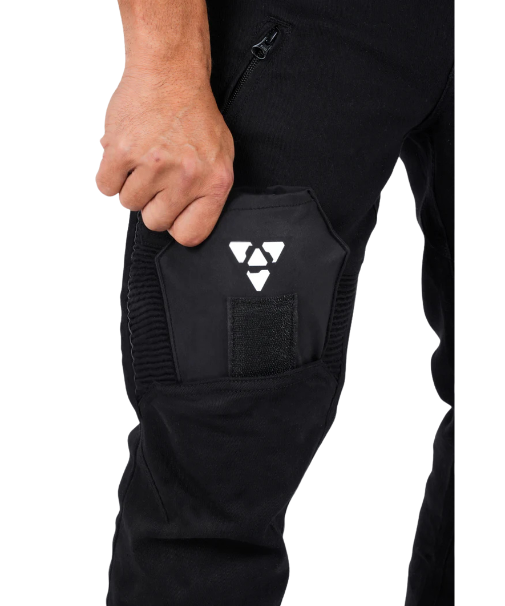 Rollin Denims Genesis 2.0 CORE-X Riding Jeans with Armour - Jet Black