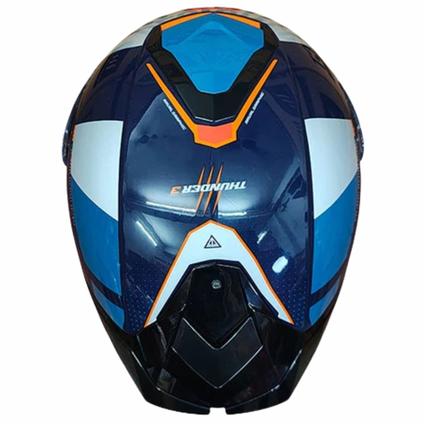 MT Thunder 3 SV Pro Arual C7 Helmet - Gloss Grey Blue Orange