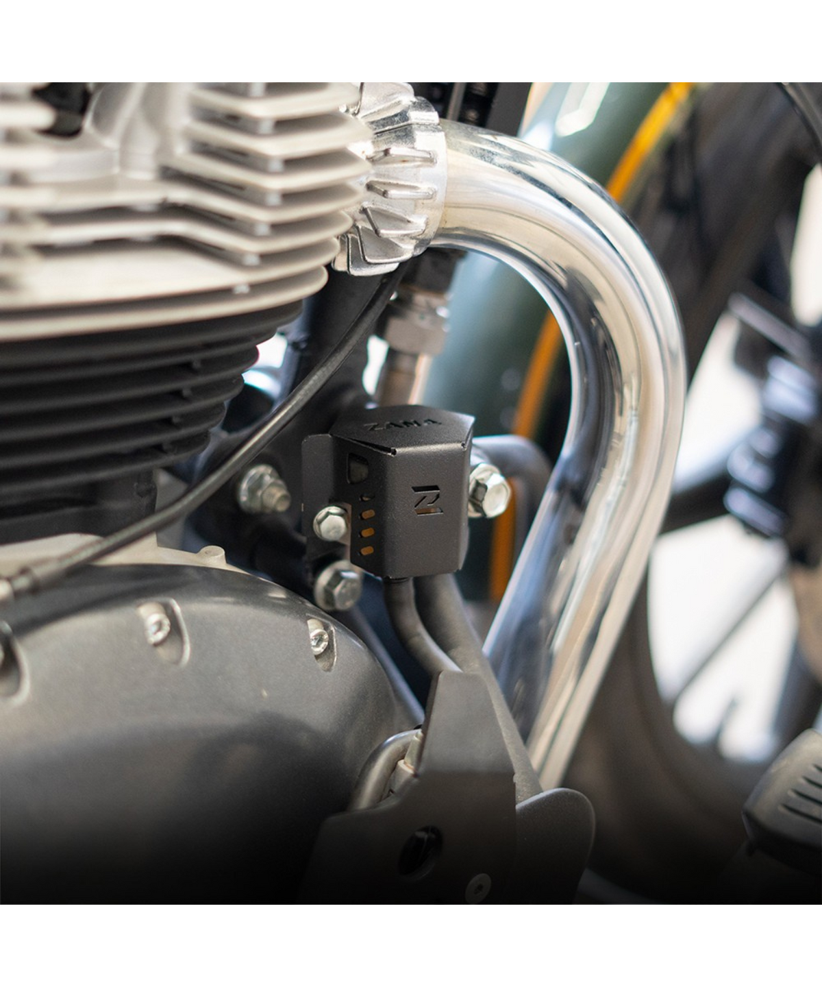 Zana Royal Enfield Super Meteor 650 Aluminium Rear Oil Reservoir Hex Cover - ZI-8355 - Zana