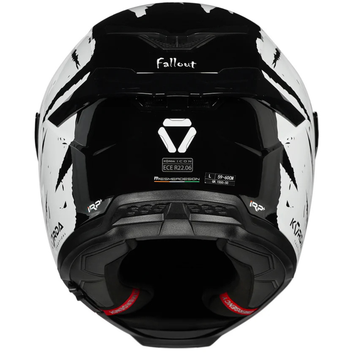 Korda Icon Fallout Helmet - Gloss White