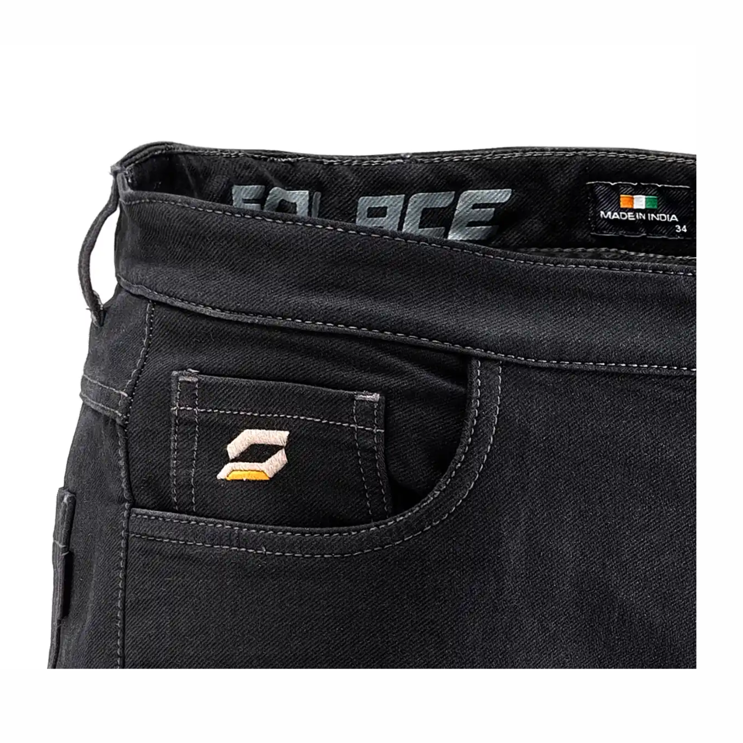 Solace Mercury Motorcycle Denim - Black