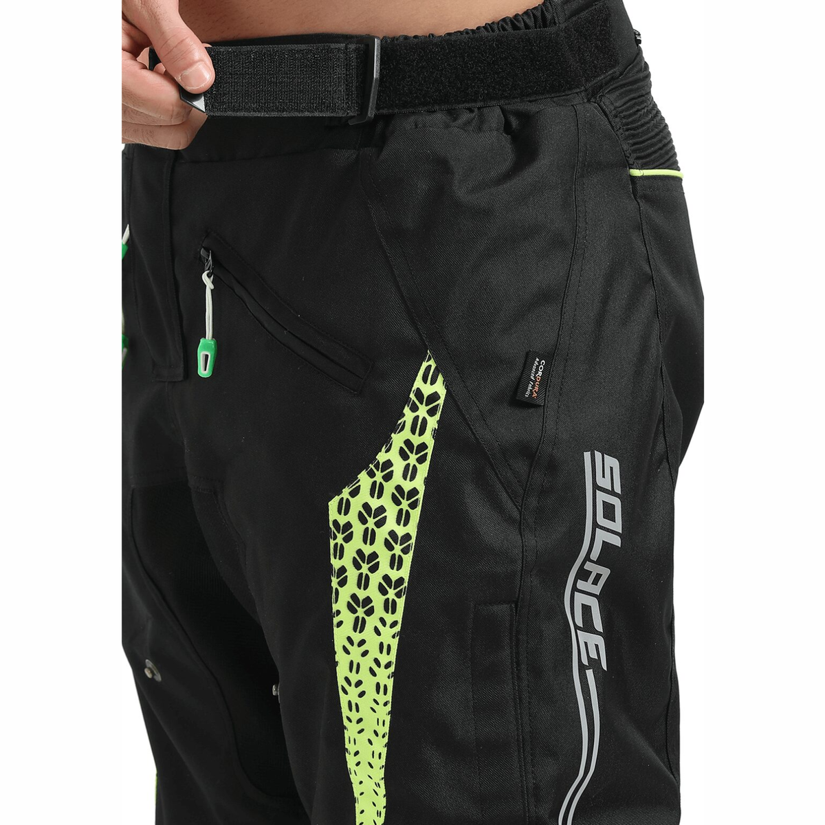 Solace S30 V3T Riding Pant with Powertector Protector - Black Neon