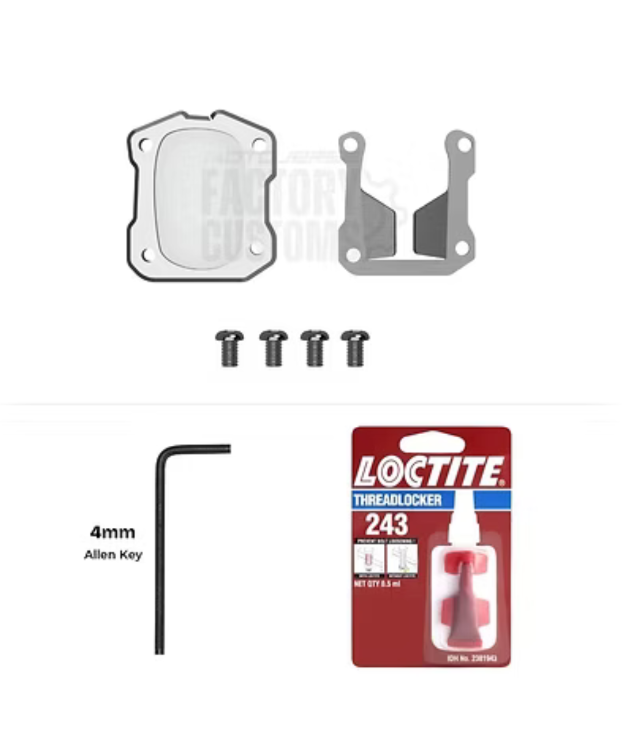 Motoverse Factory Customs Bigfoot Shoe Stand Extender for RE Interptor 650 / GT650 / BEAR 650 / Shotgun 650 - MB-RE-650